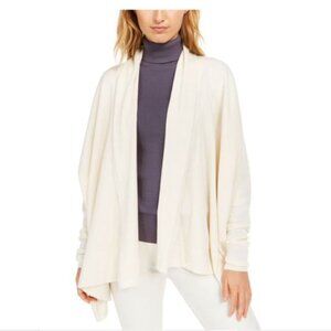 Anne Klein Open Cardigan Poncho Sweater